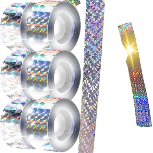 Cinta espantapájaros reflectante